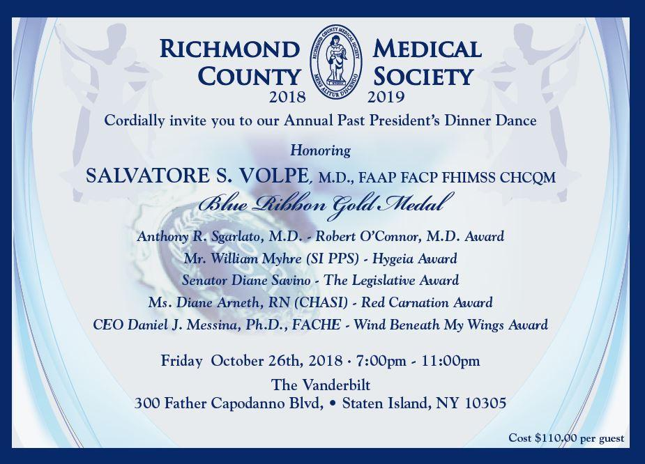 Richmond County Medical Society invitation 